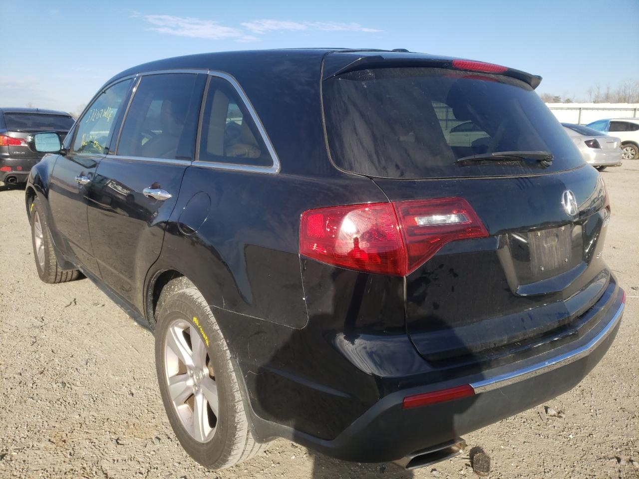 Photo 3 from auction – 2013 ACURA MDX TECHNO with VIN 2HNYD2H35DH506436