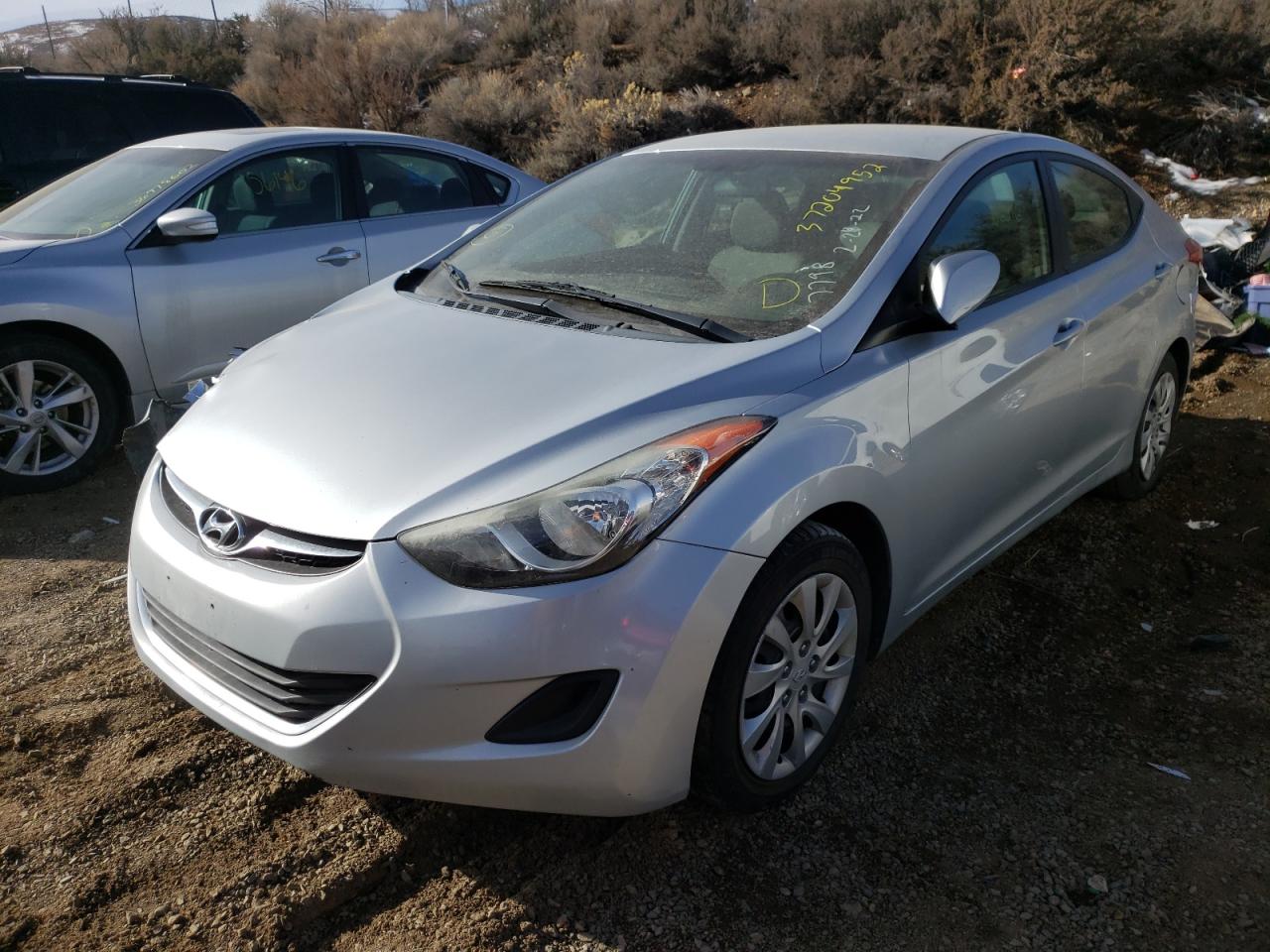 Photo 2 from auction – 2012 HYUNDAI ELANTRA GL with VIN 5NPDH4AEXCH127566