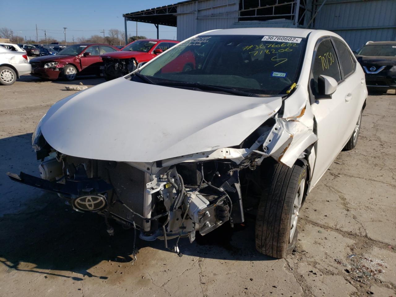 Photo 2 from auction – 2017 TOYOTA COROLLA L with VIN 5YFBURHEXHP718206