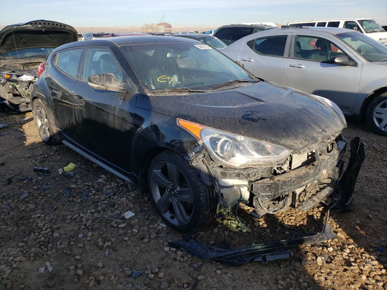 HYUNDAI VELOSTER T 2013 with VIN KMHTC6AE5DU179230 - Photo from auction
