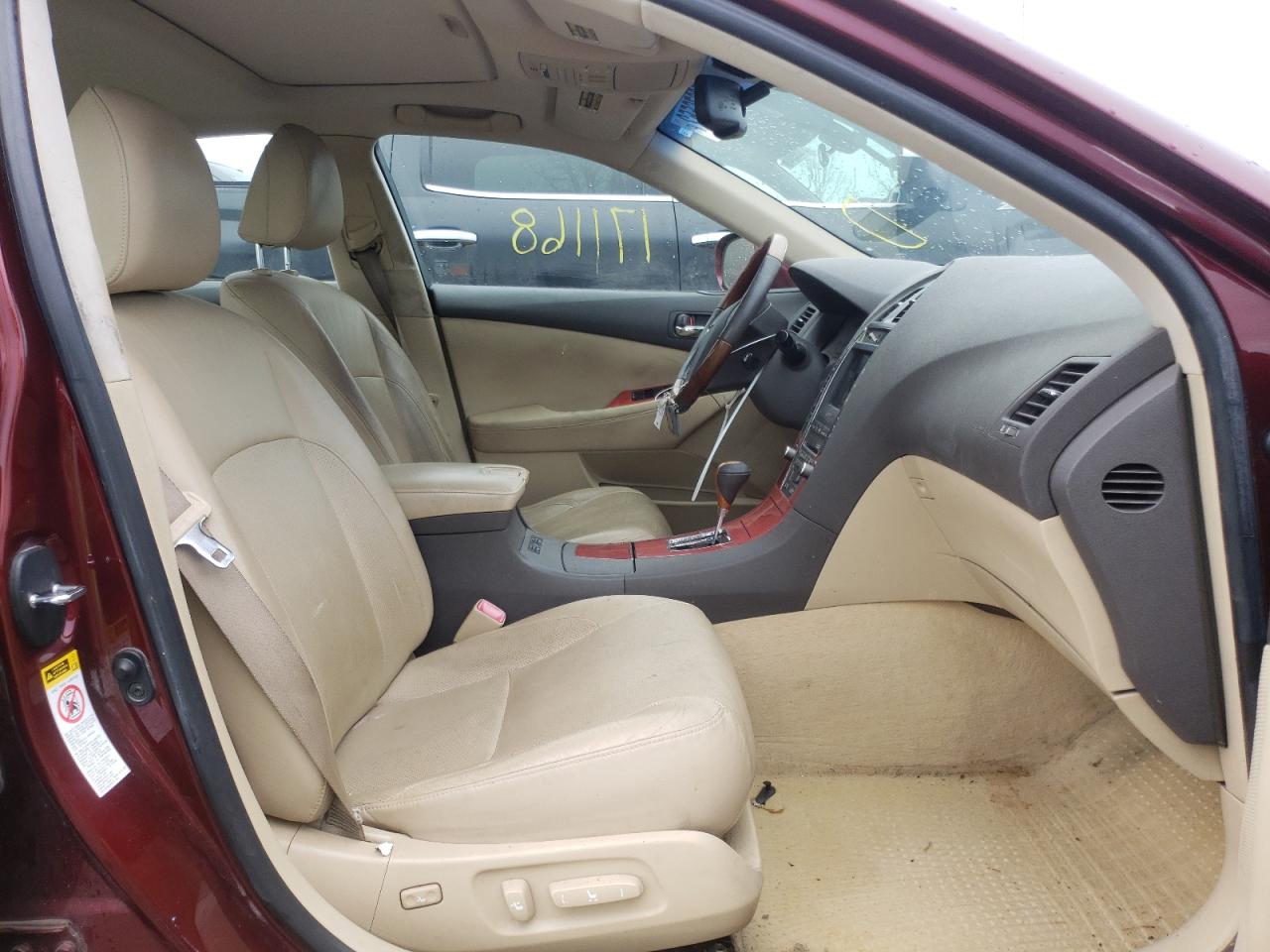 Photo 5 from auction – 2007 LEXUS ES 350 with VIN JTHBJ46G272083848