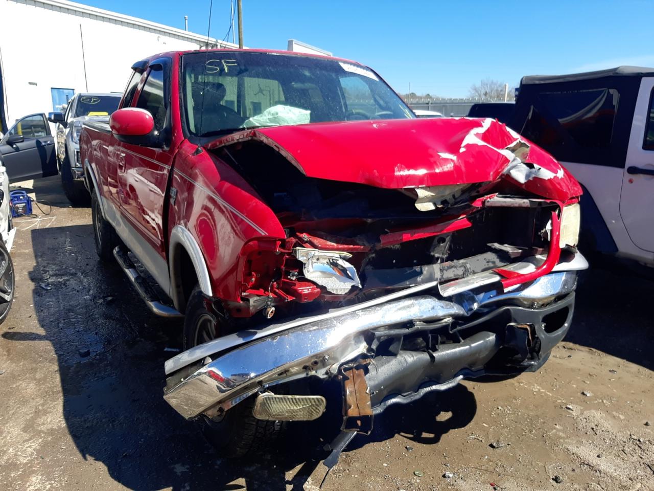 FORD F150 2001 with VIN 2FTRX18L11CA31842 - Photo from auction