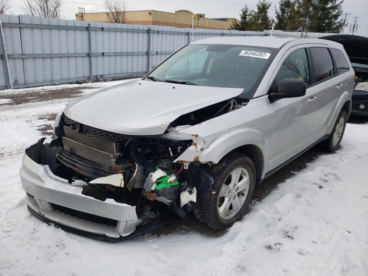 Photo 2 from auction – 2014 DODGE JOURNEY SE with VIN 3C4PDCAB0ET303083
