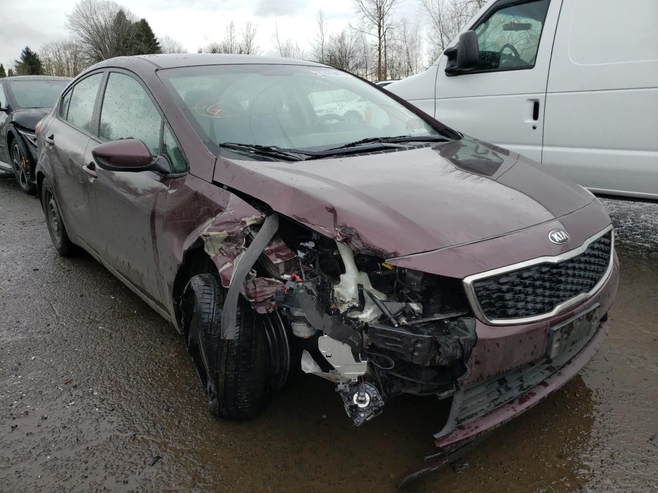 KIA FORTE LX 2018 with VIN 3KPFK4A72JE266104 - Photo from auction