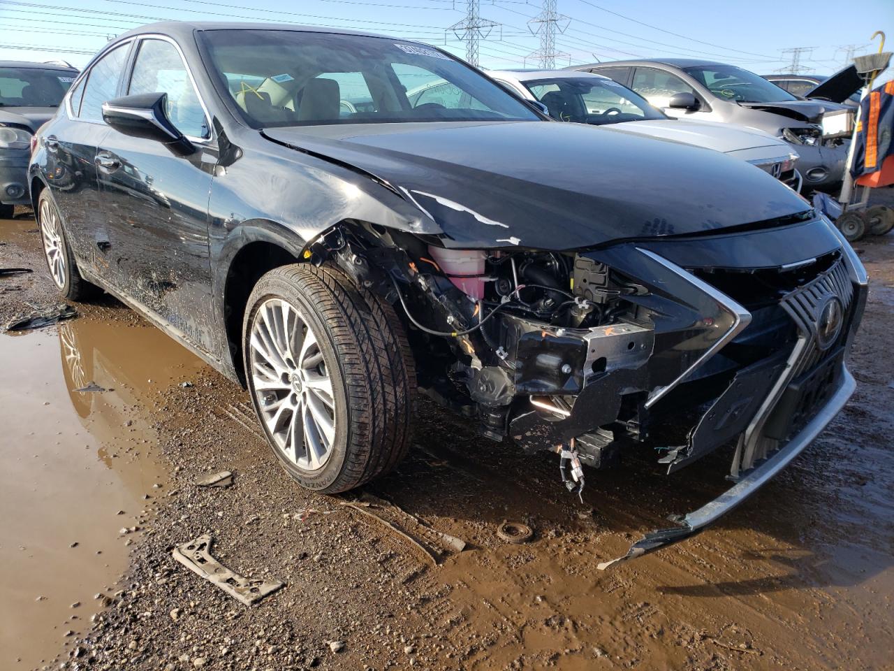 LEXUS ES 350 2020 with VIN 58ADZ1B15LU080609 - Photo from auction