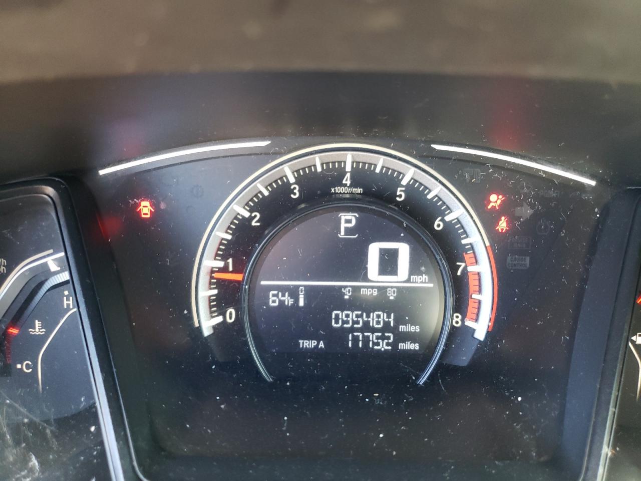 Photo 8 from auction – 2017 HONDA CIVIC LX with VIN 19XFC2F59HE068753