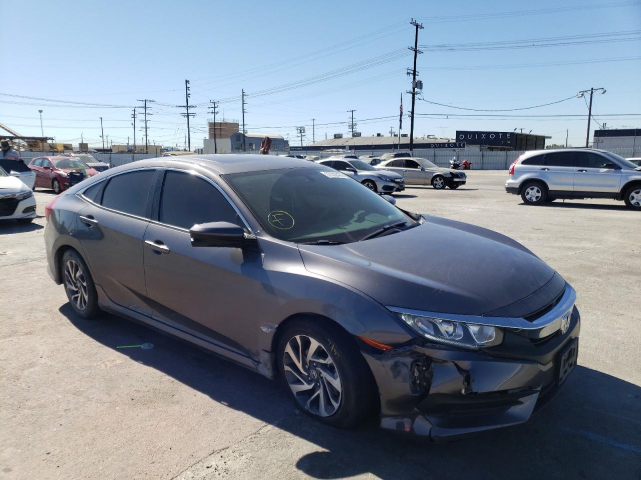 HONDA CIVIC EX 2017 with VIN 19XFC2F7XHE219326 - Photo from auction