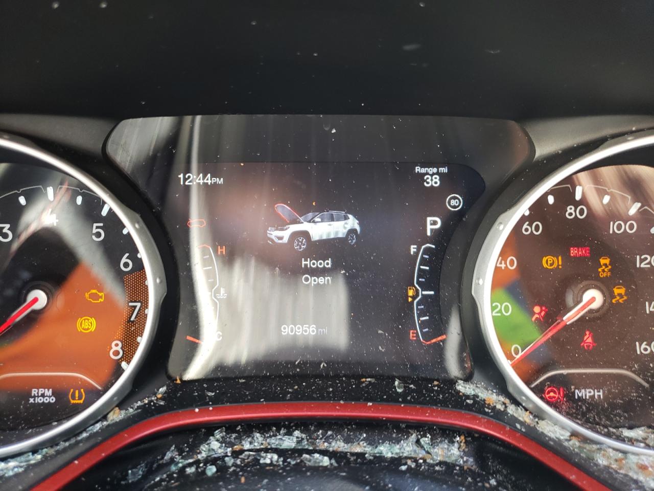 Photo 8 from auction – 2017 JEEP COMPASS TR with VIN 3C4NJDDB7HT630540