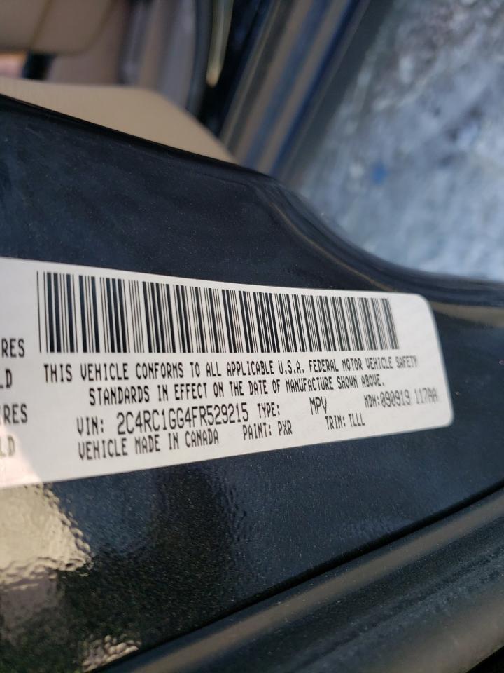 Photo 10 from auction – 2015 CHRYSLER TOWN & COU with VIN 2C4RC1GG4FR529215