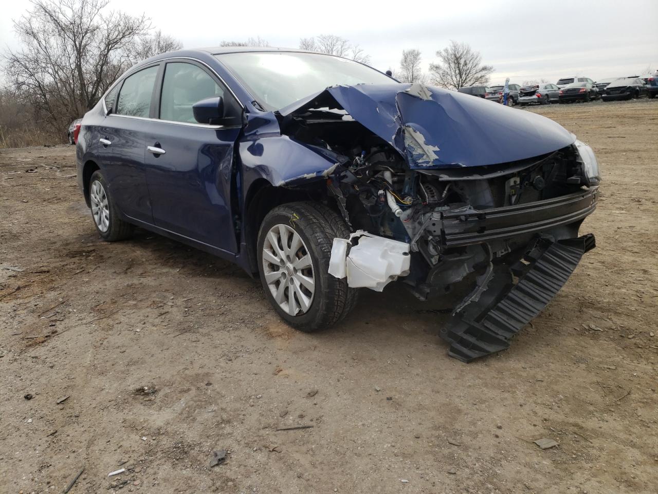 NISSAN SENTRA S 2017 with VIN 3N1AB7APXHL647364 - Photo from auction
