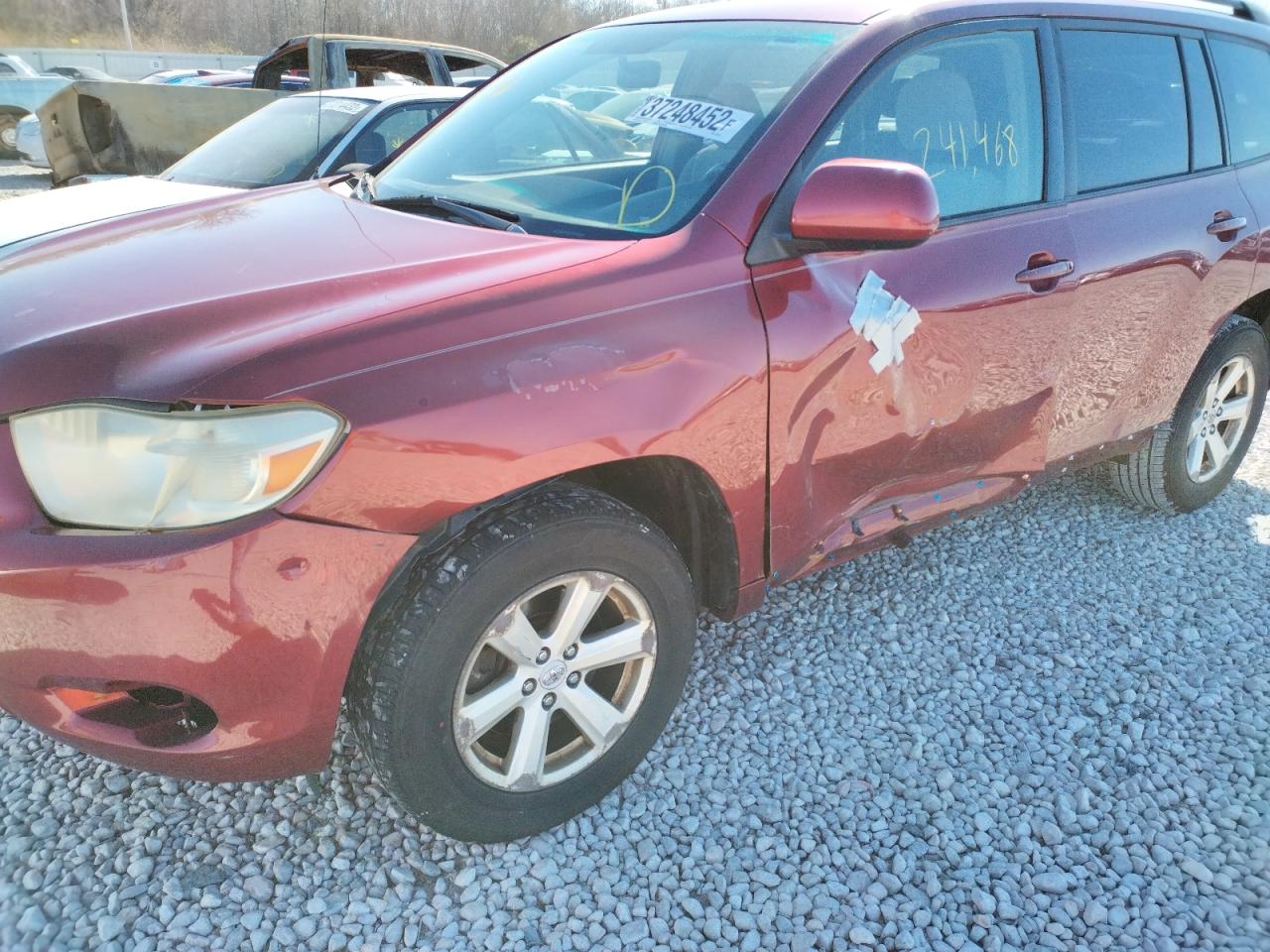 Photo 9 from auction – 2008 TOYOTA HIGHLANDER with VIN JTEDS41A482033346