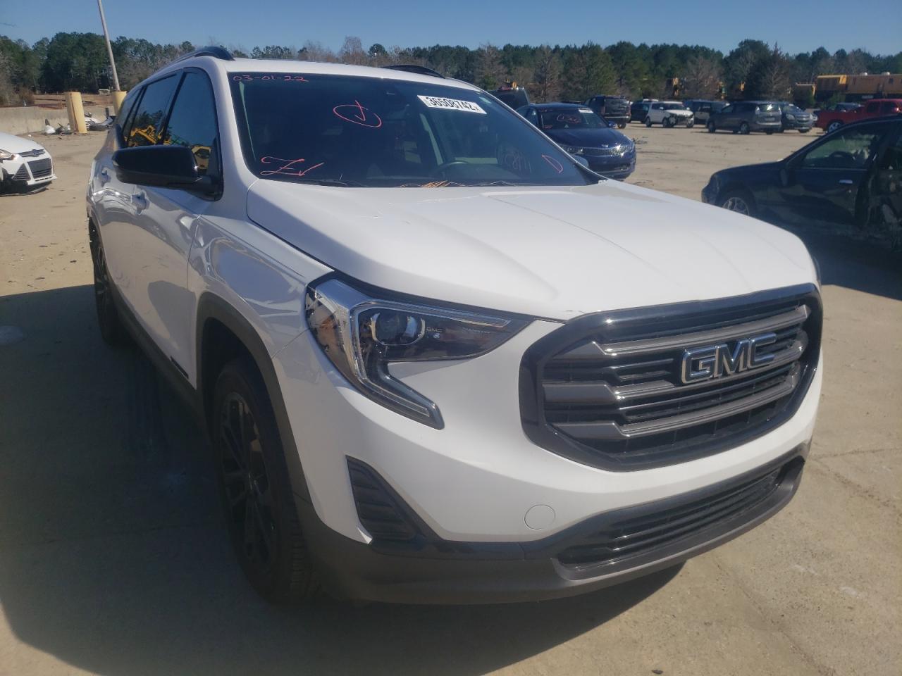 Photo 1 from auction – 2020 GMC TERRAIN SL with VIN 3GKALMEV6LL314240