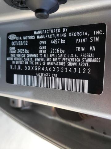 Photo 10 from auction – 2013 KIA OPTIMA SX with VIN 5XXGR4A6XDG143122