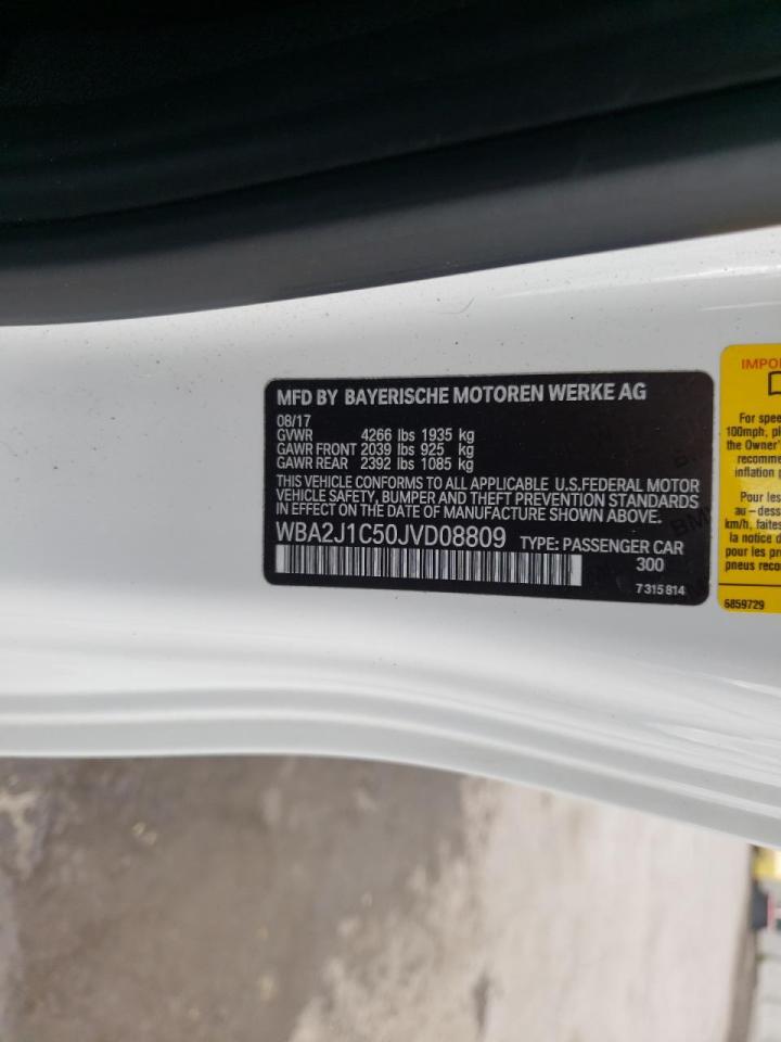 Photo 10 from auction – 2018 BMW 230I with VIN WBA2J1C50JVD08809