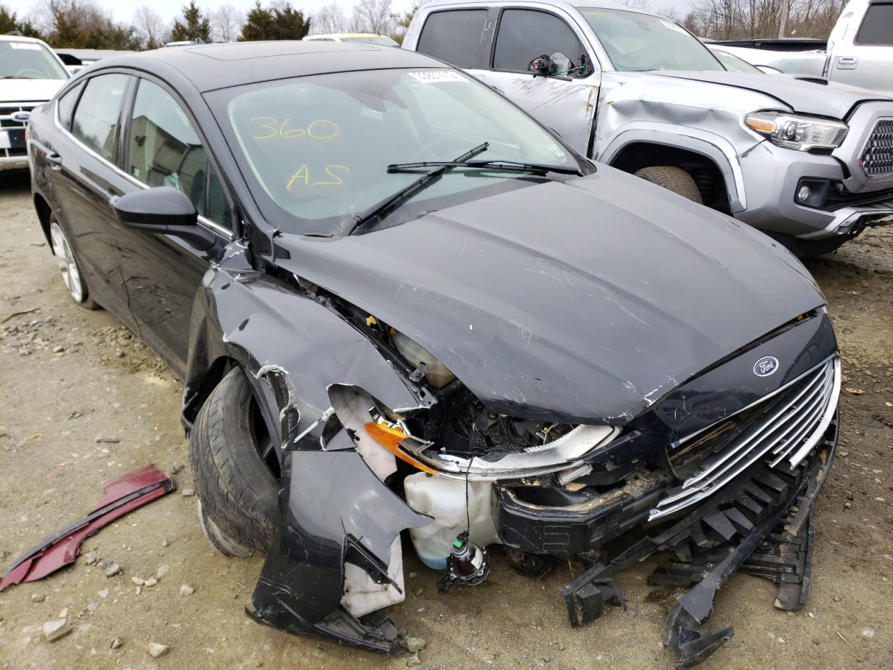 Photo 1 from auction – 2019 FORD FUSION SE with VIN 3FA6P0LU9KR157250