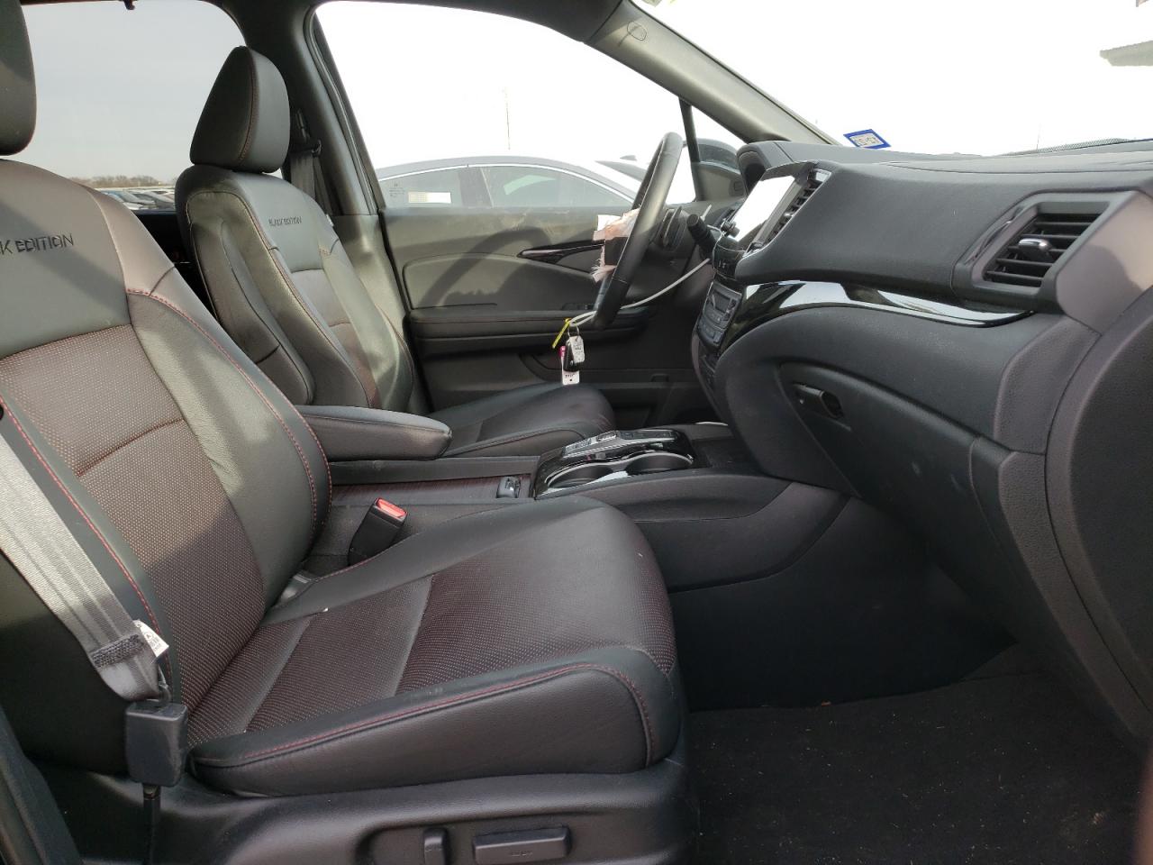 Photo 5 from auction – 2021 HONDA PILOT BLAC with VIN 5FNYF6H74MB033676