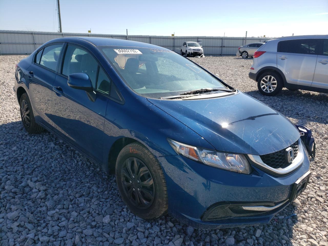 Photo 1 from auction – 2013 HONDA CIVIC LX with VIN 19XFB2F58DE095679