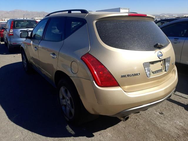 Photo 3 from auction – 2003 NISSAN MURANO SL with VIN JN8AZ08W63W212491