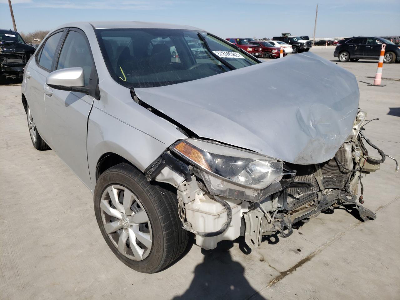 TOYOTA COROLLA L 2016 with VIN 5YFBURHE9GP410569 - Photo from auction