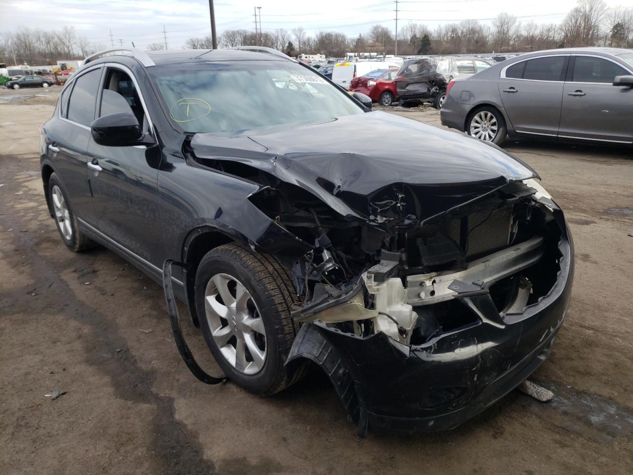 INFINITI EX35 BASE 2008 with VIN JNKAJ09F18M355481 - Photo from auction