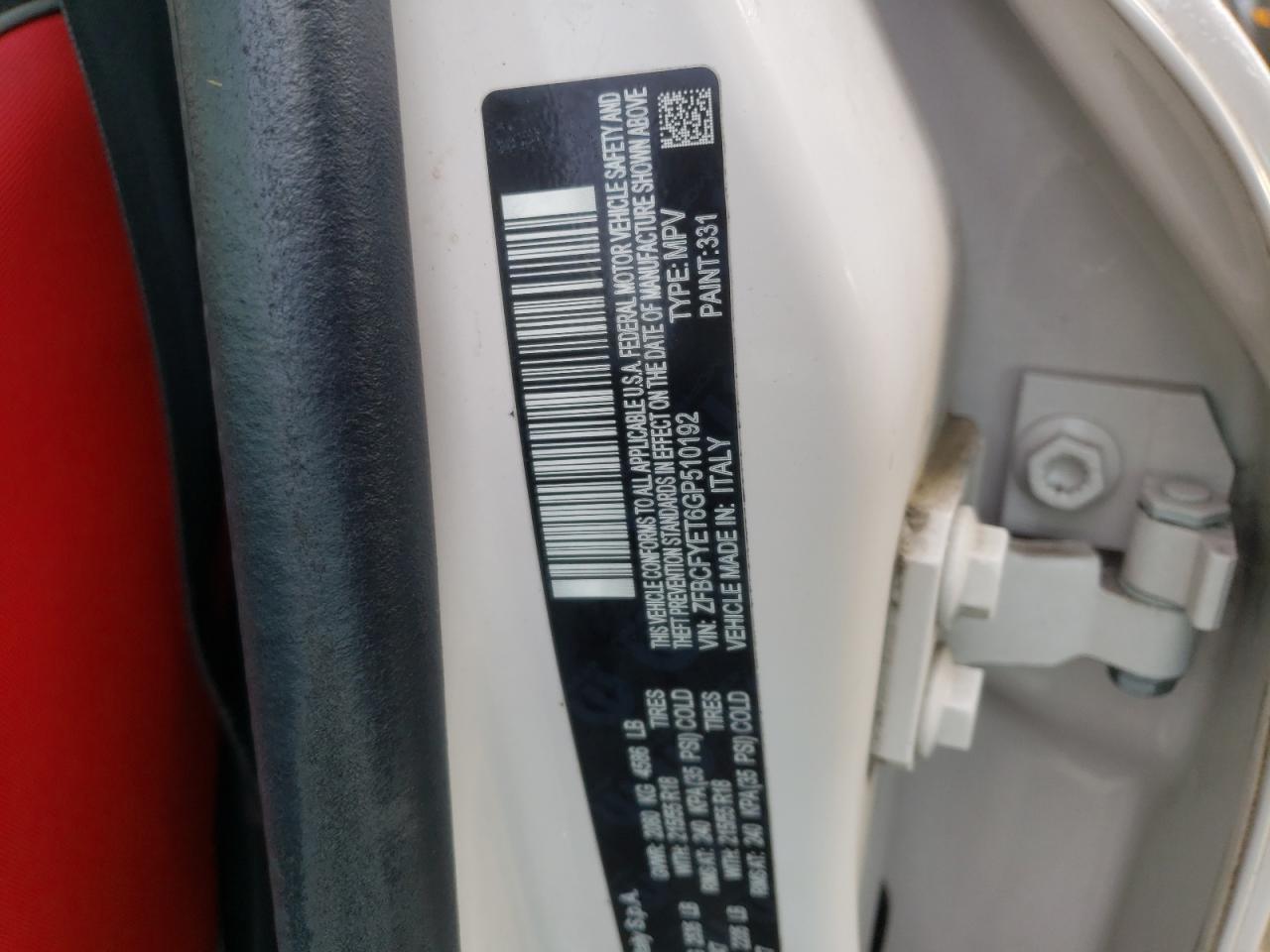 Photo 10 from auction – 2016 FIAT 500X TREKK with VIN ZFBCFYET6GP510192