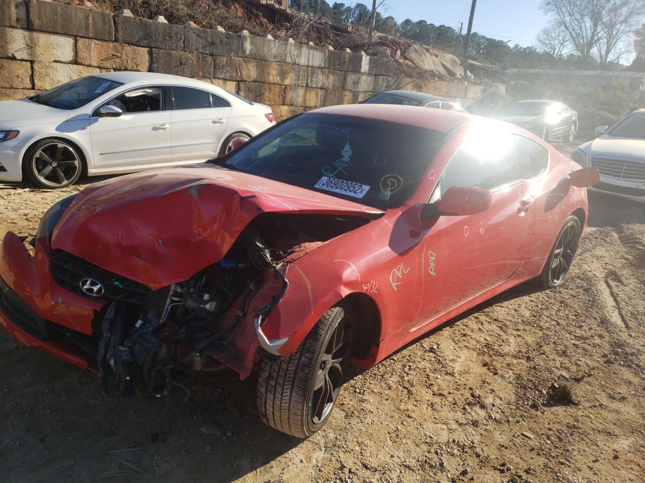 Photo 2 from auction – 2012 HYUNDAI GENESIS CO with VIN KMHHT6KD4CU072857
