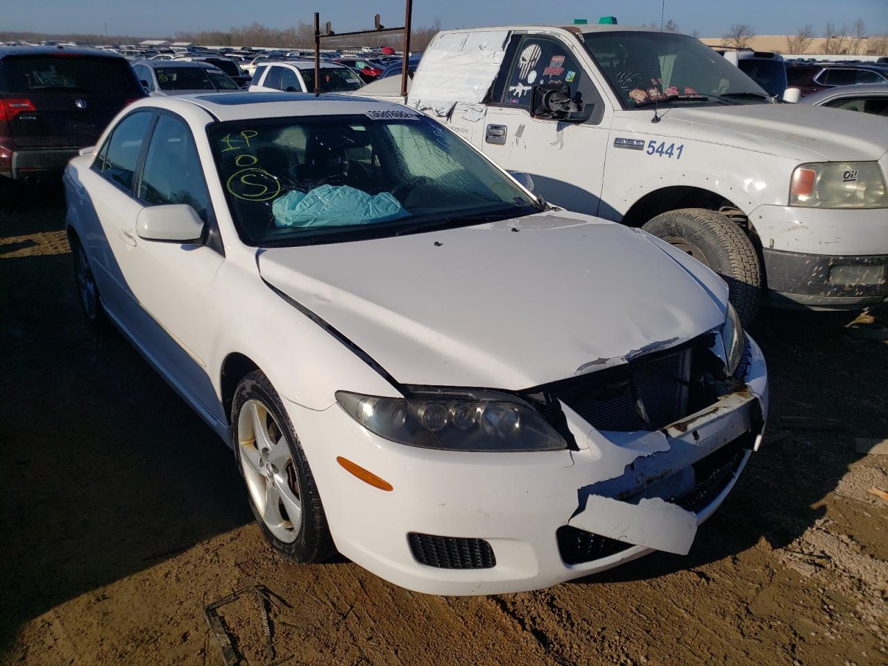 MAZDA 6 I 2008 with VIN 1YVHP80CX85M17769 - Photo from auction
