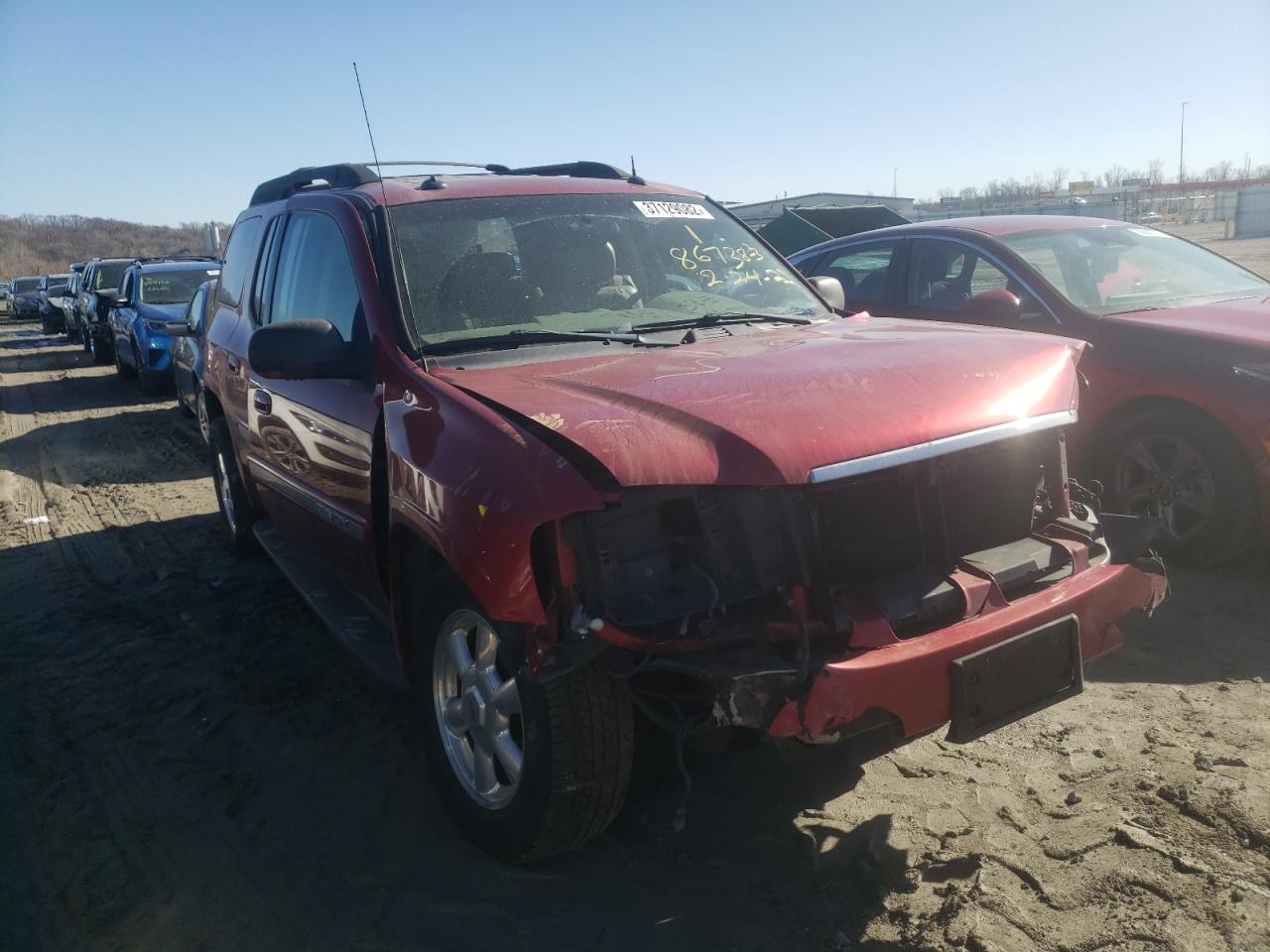 GMC ENVOY XL 2004 with VIN 1GKET16S646186825 - Photo from auction