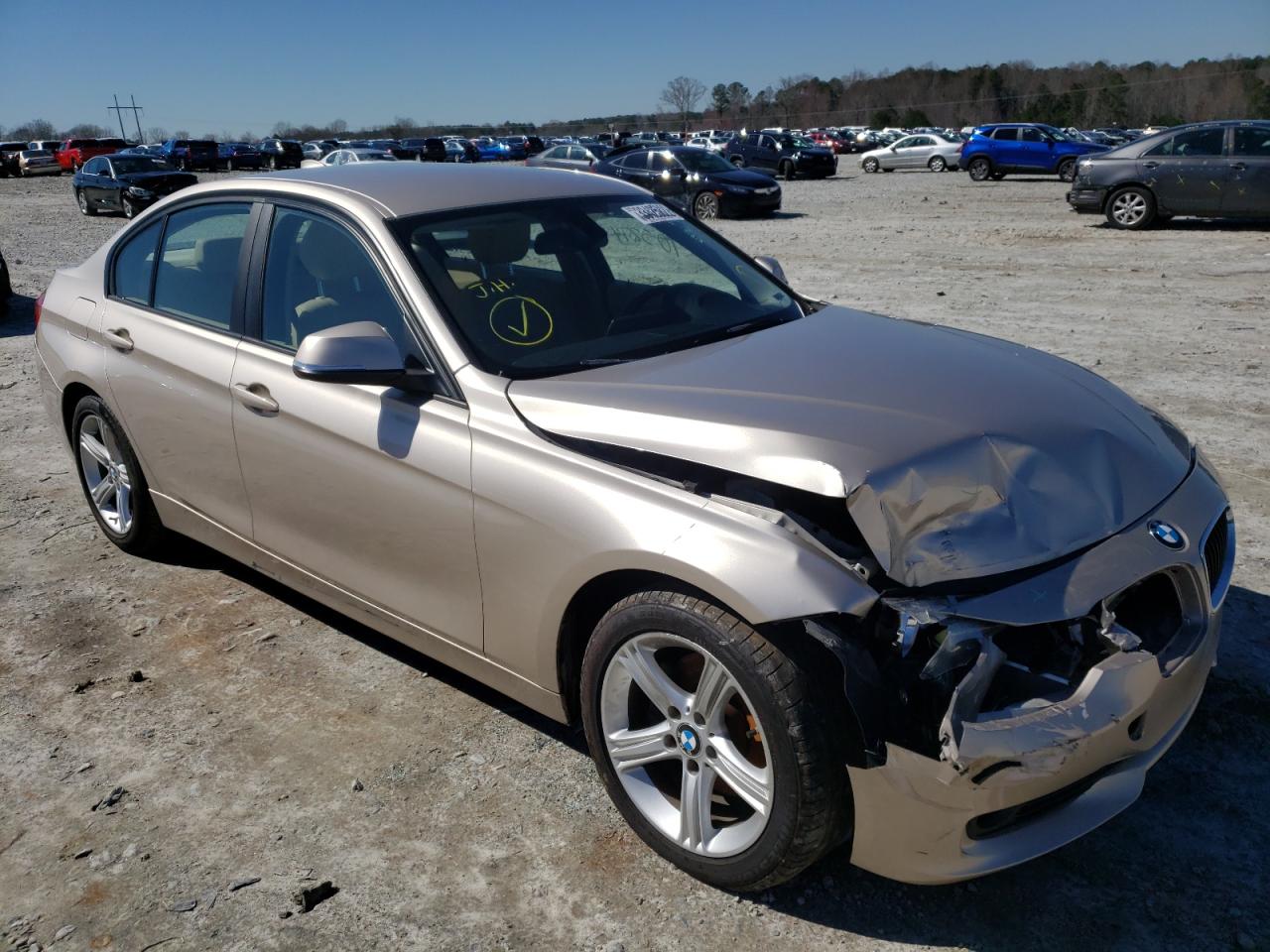 BMW 328 I 2014 with VIN WBA3A5C54EP602510 - Photo from auction