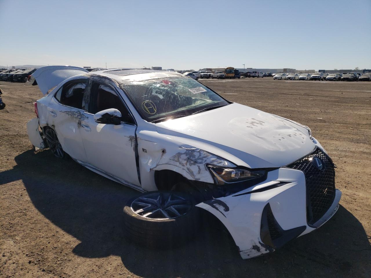 LEXUS IS 200T 2017 with VIN JTHBA1D2XH5058122 - Photo from auction