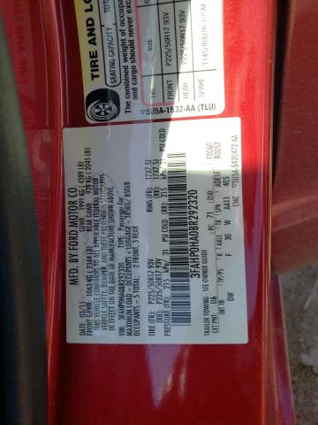 Photo 10 from auction – 2011 FORD FUSION SE with VIN 3FAHP0HA0BR292320