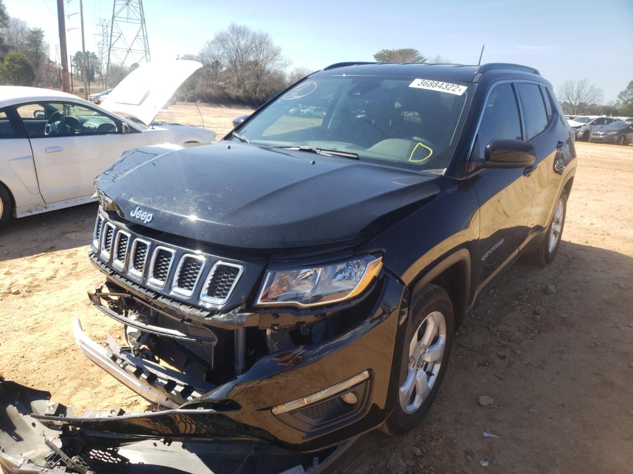 Photo 2 from auction – 2021 JEEP COMPASS LA with VIN 3C4NJCBB9MT538434