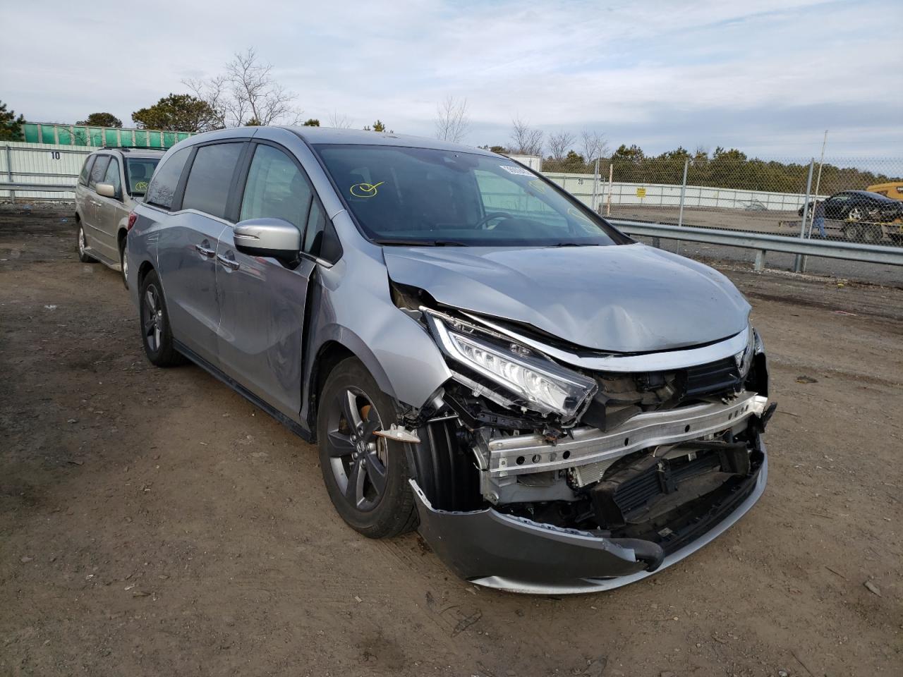 HONDA ODYSSEY EX 2021 with VIN 5FNRL6H52MB032991 - Photo from auction