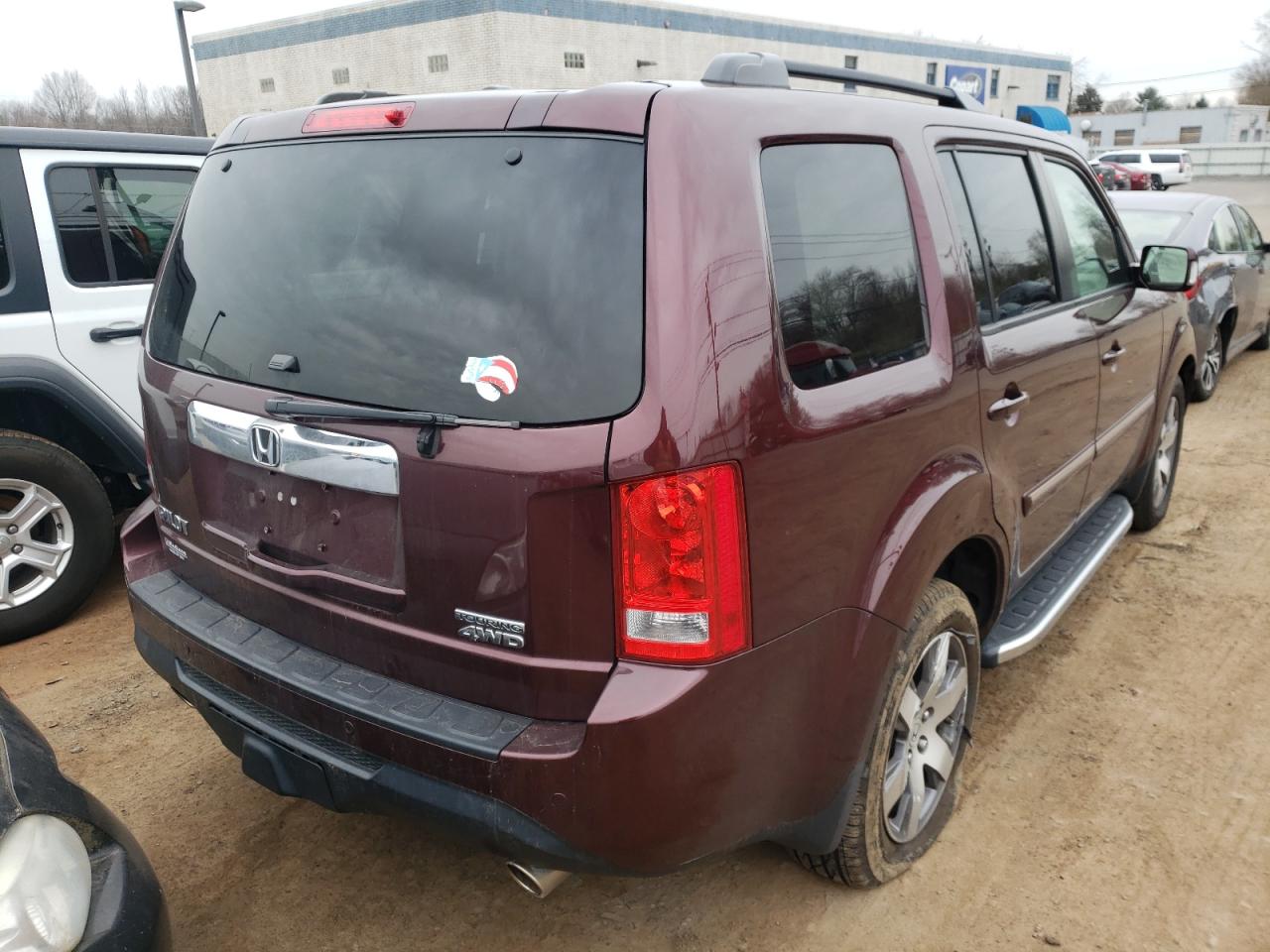 Photo 4 from auction – 2013 HONDA PILOT TOUR with VIN 5FNYF4H98DB037705