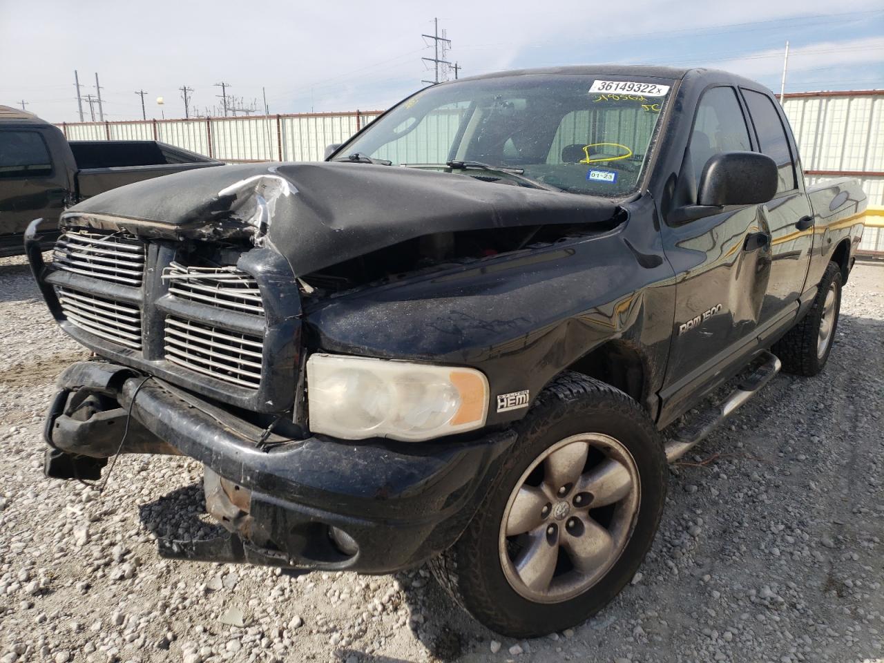 Photo 2 from auction – 2005 DODGE RAM 1500 S with VIN 1D7HA18DX5S318562