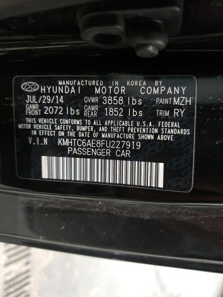 Photo 10 from auction – 2015 HYUNDAI VELOSTER T with VIN KMHTC6AE8FU227919
