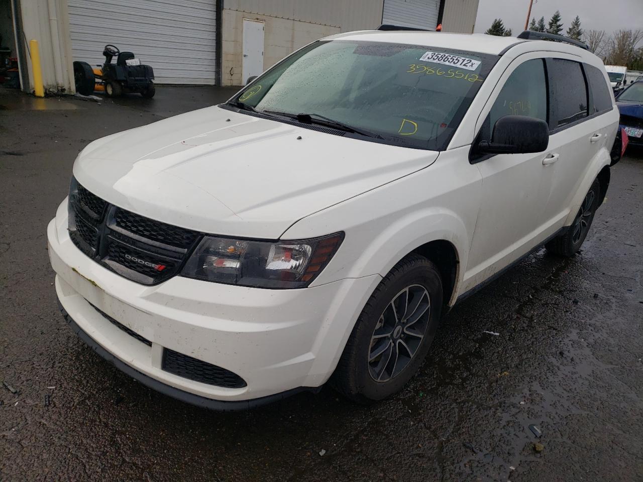 Photo 2 from auction – 2018 DODGE JOURNEY SE with VIN 3C4PDCAB3JT274754