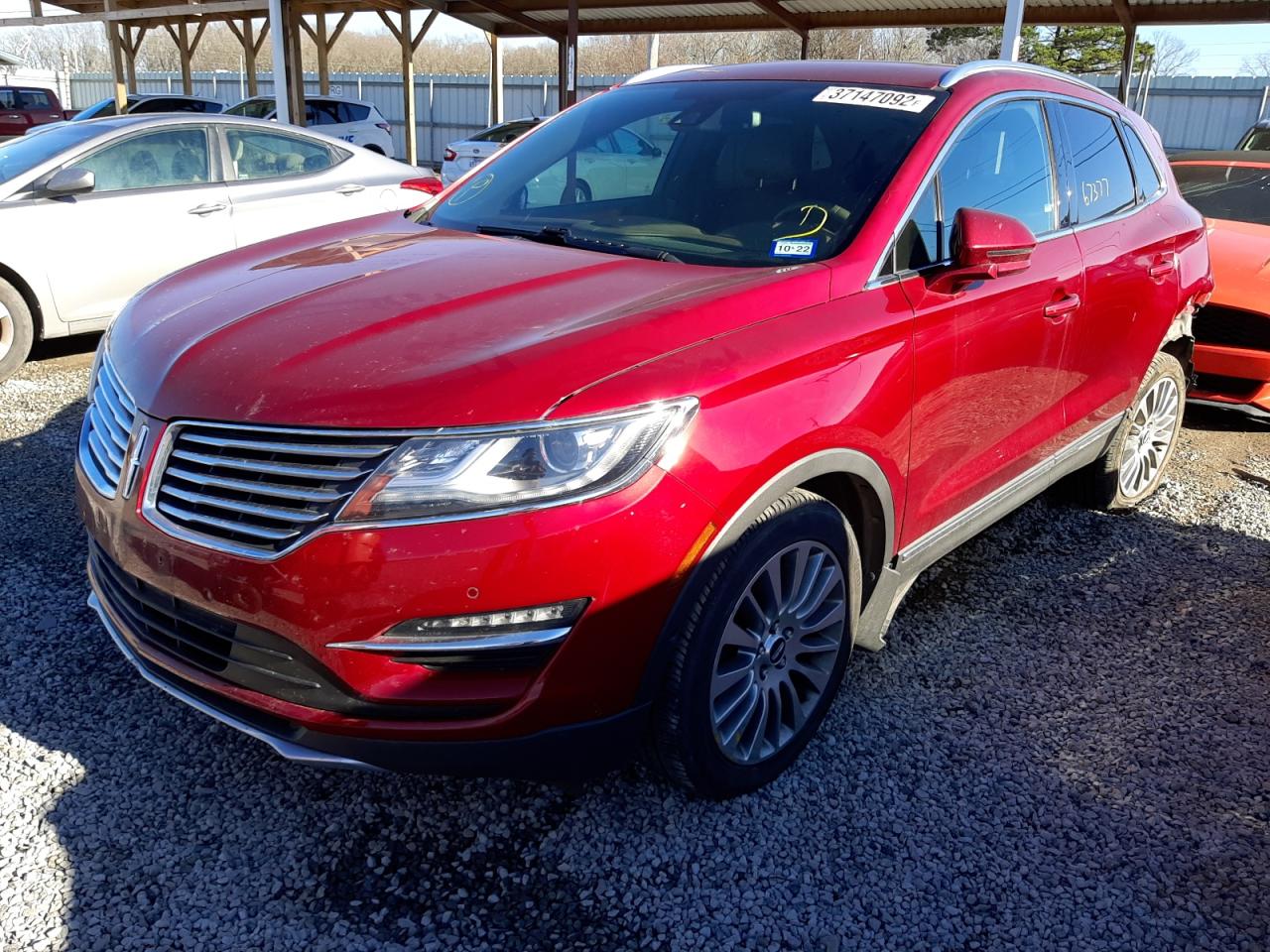 Photo 2 from auction – 2015 LINCOLN MKC with VIN 5LMCJ1A97FUJ03195