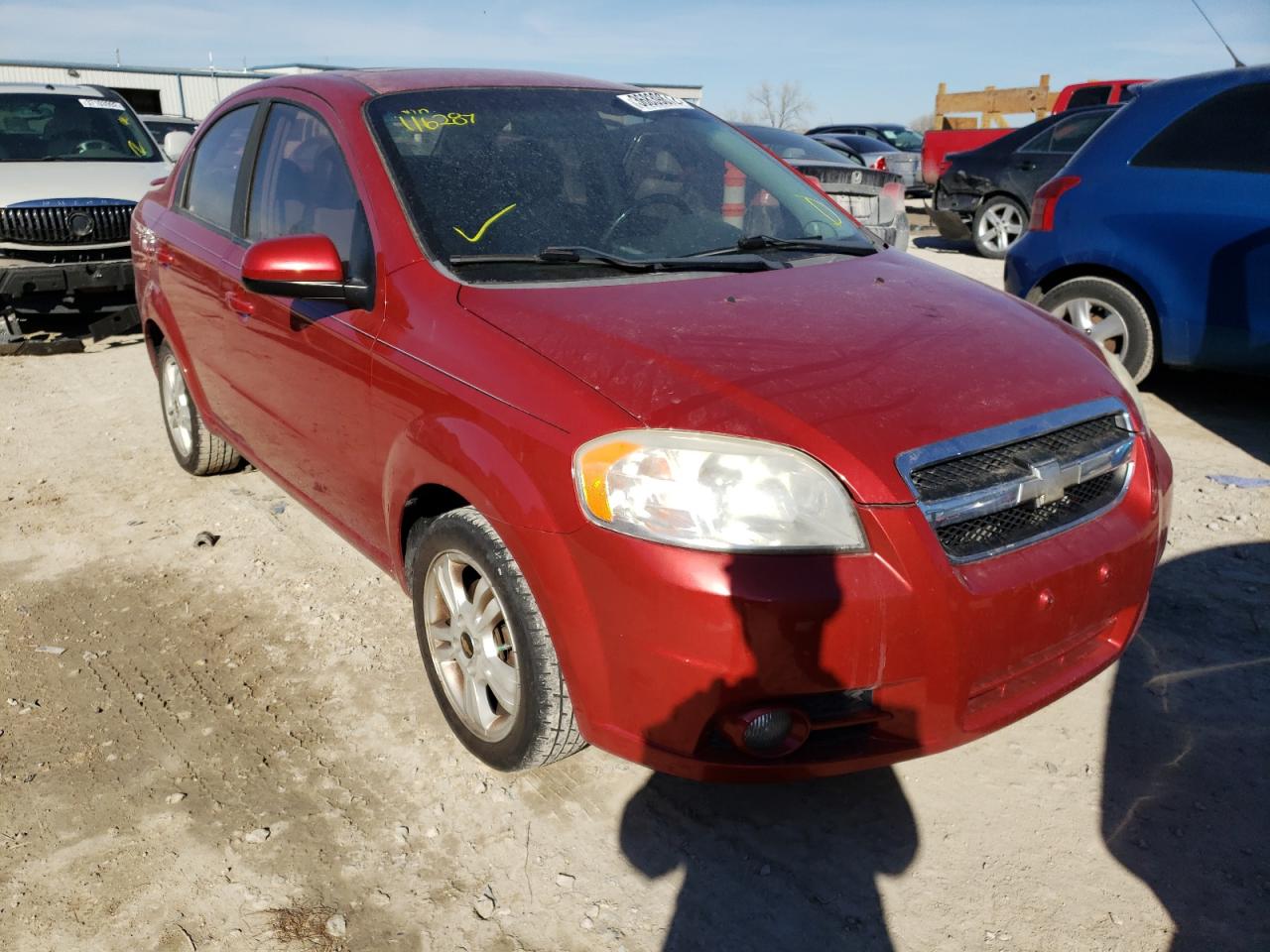 CHEVROLET AVEO LT 2011 with VIN KL1TG5DE7BB116287 - Photo from auction