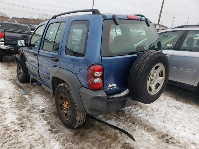 Photo 3 from auction – 2006 JEEP LIBERTY SP with VIN 1J4GL48K96W189945
