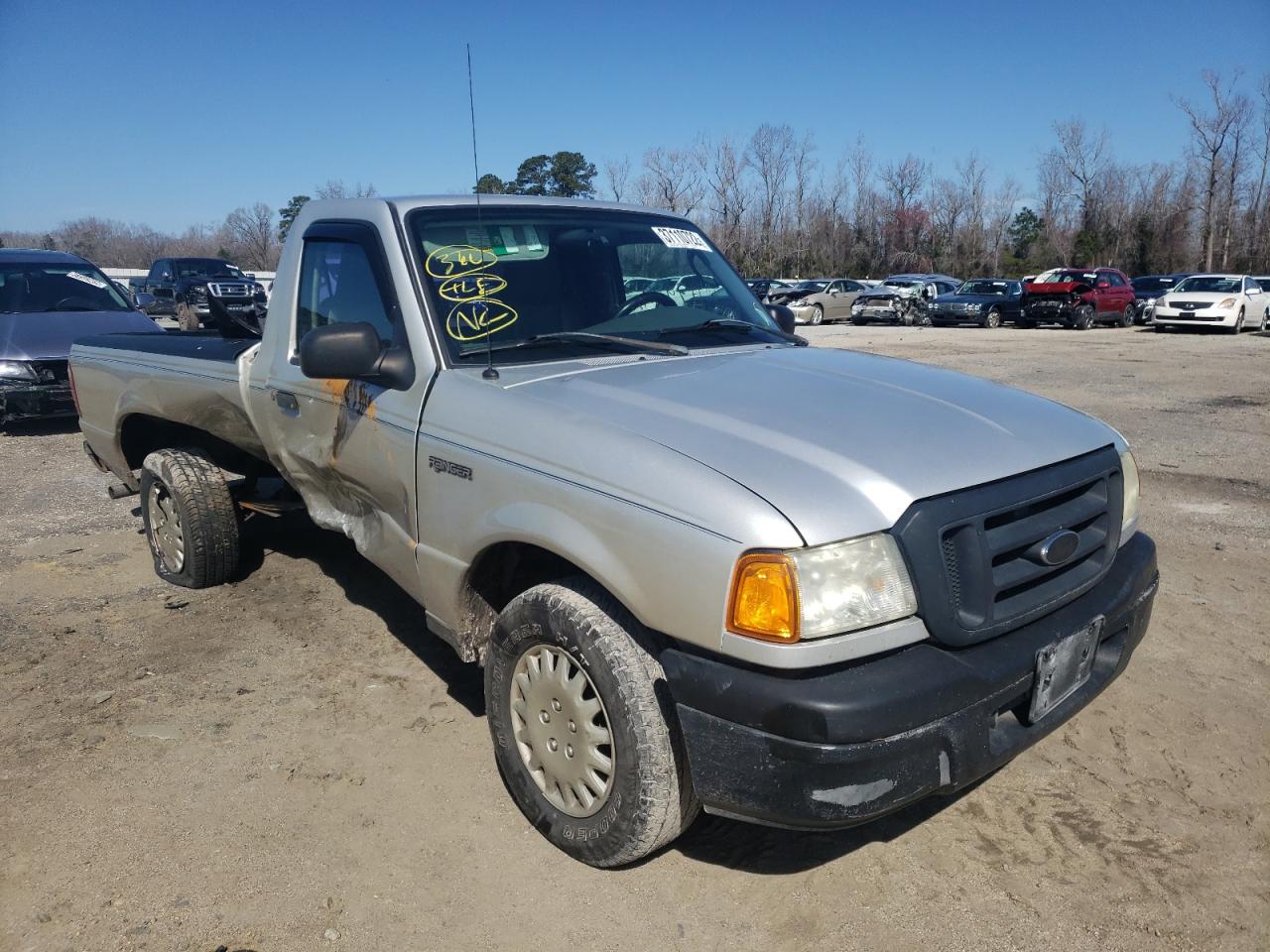FORD RANGER 2005 with VIN 1FTYR10U75PA89601 - Photo from auction