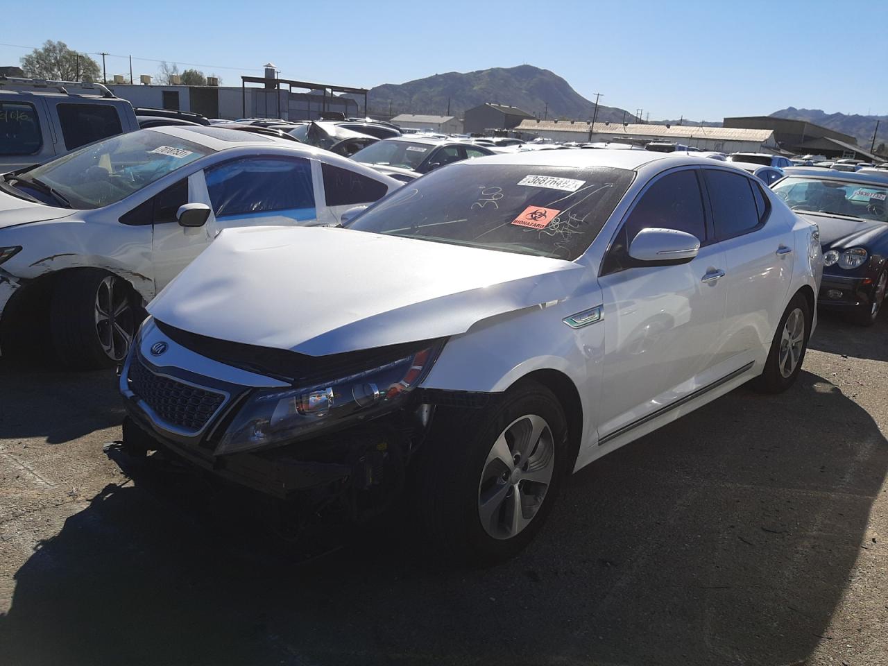Photo 2 from auction – 2016 KIA OPTIMA HYB with VIN KNAGM4AD4G5099654