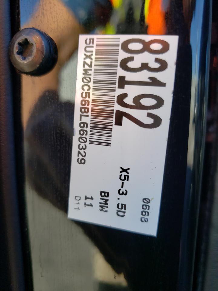 Photo 10 from auction – 2011 BMW X5 XDRIVE3 with VIN 5UXZW0C56BL660329