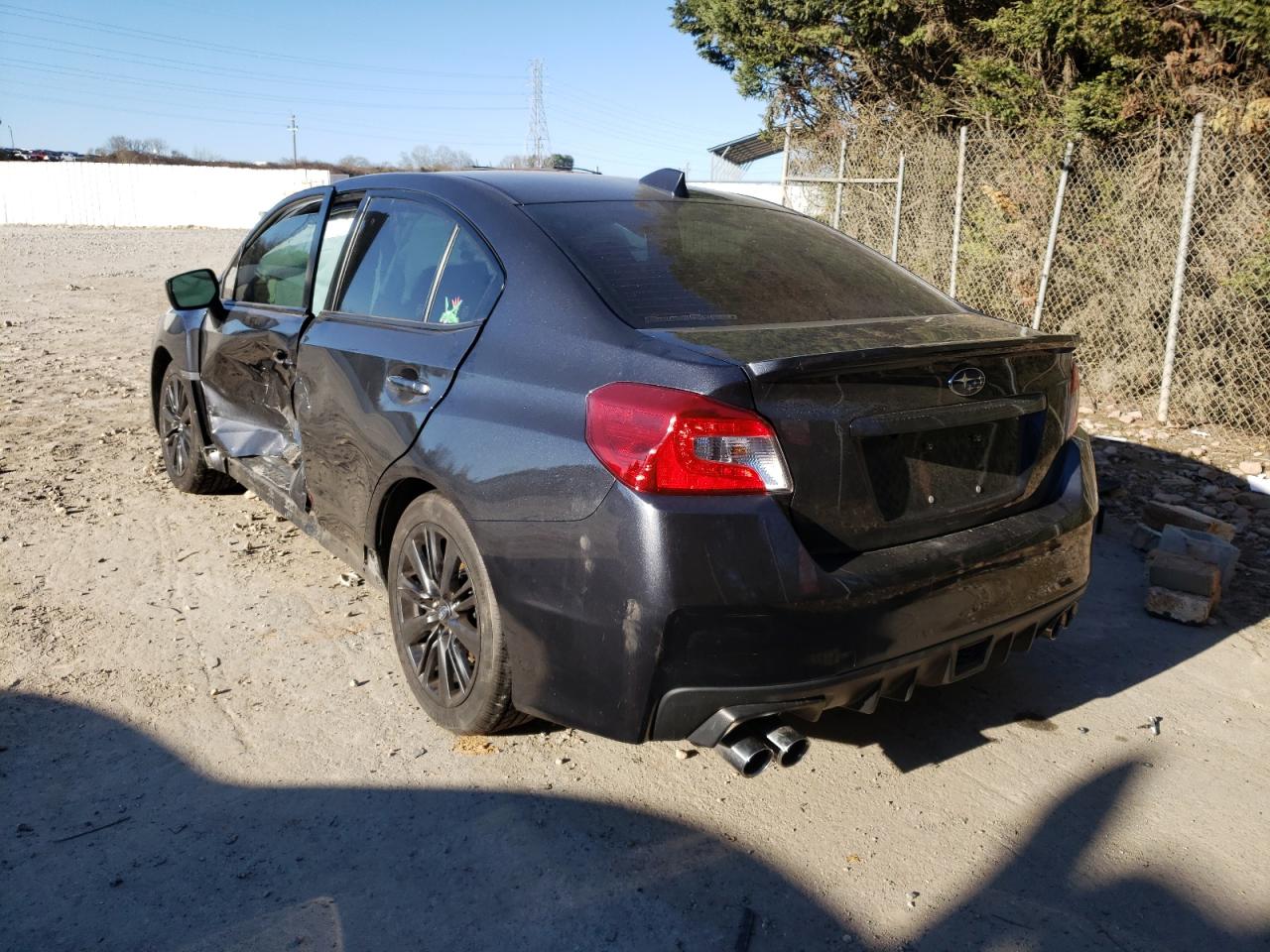 Photo 3 from auction – 2017 SUBARU WRX with VIN JF1VA1B68H9821449