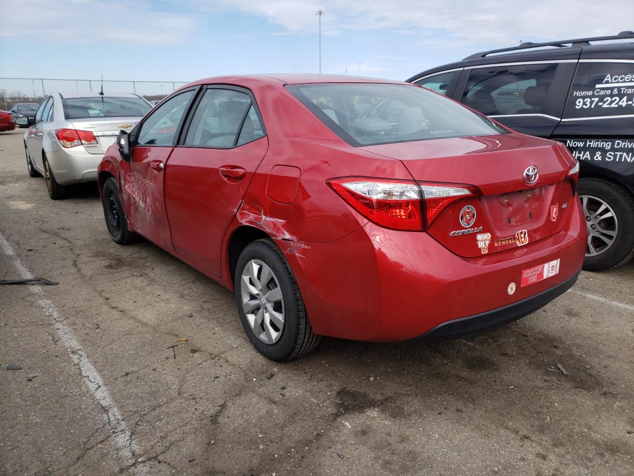 Photo 3 from auction – 2014 TOYOTA COROLLA L with VIN 2T1BURHE4EC090106