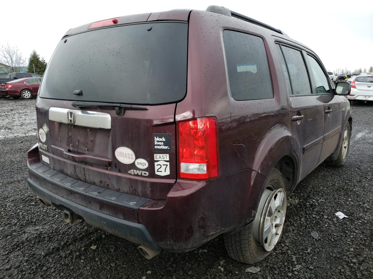 Photo 4 from auction – 2011 HONDA PILOT EXL with VIN 5FNYF4H67BB070052