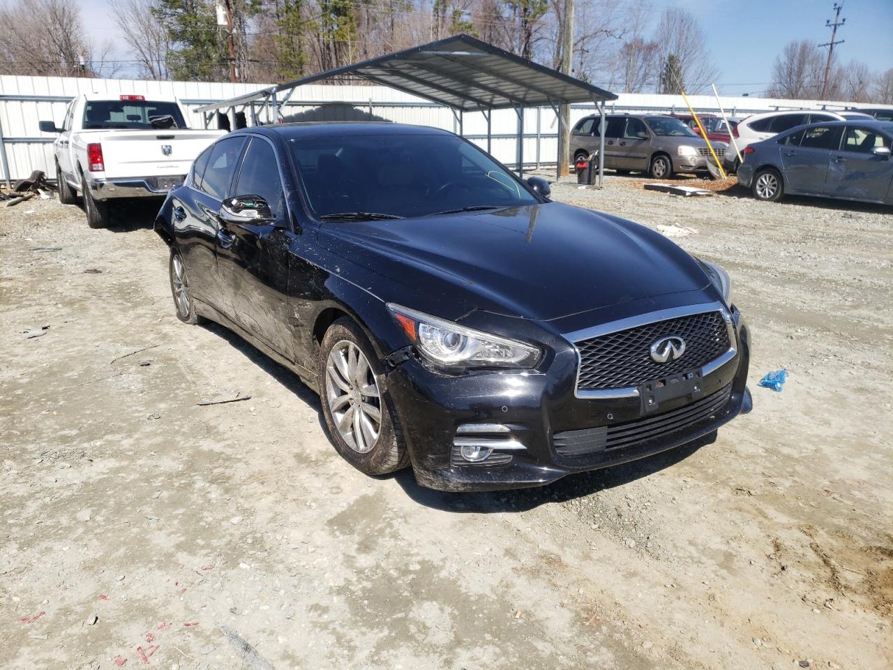 Photo 1 from auction – 2015 INFINITI Q50 BASE with VIN JN1BV7AR6FM391112