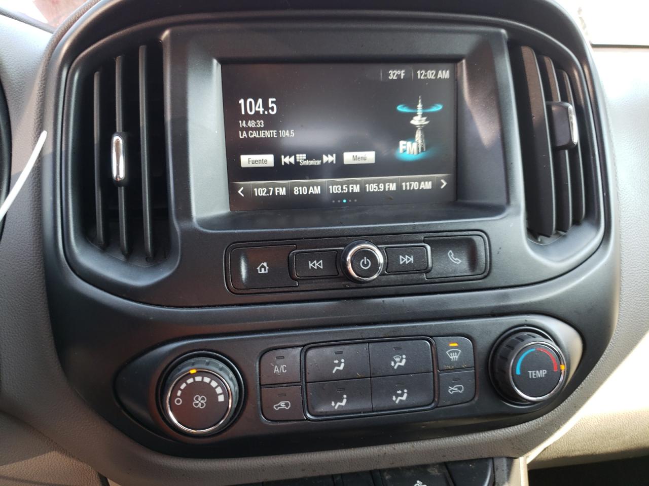 Photo 9 from auction – 2017 GMC CANYON with VIN 1GTG5BEA7H1250113
