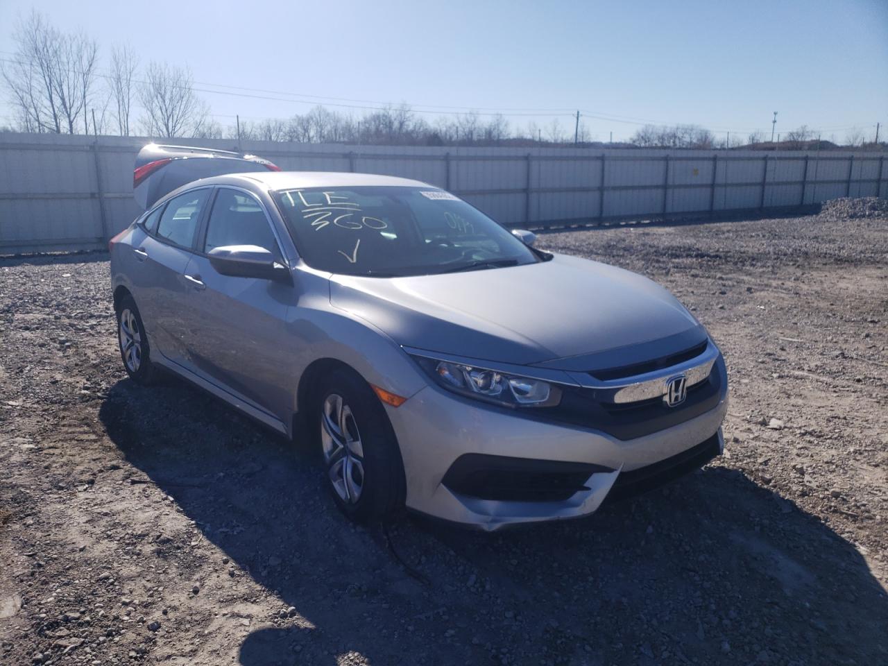 HONDA CIVIC LX 2016 with VIN 19XFC2F51GE050133 - Photo from auction