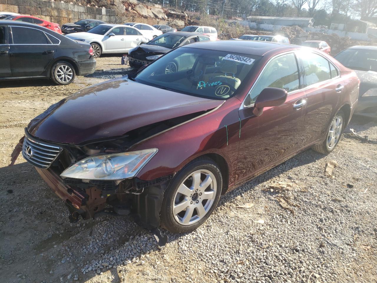 Photo 2 from auction – 2008 LEXUS ES 350 with VIN JTHBJ46G082172772